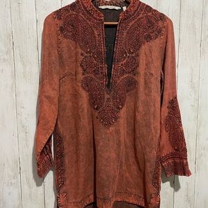 Soft surroundings tunic shirt size medium